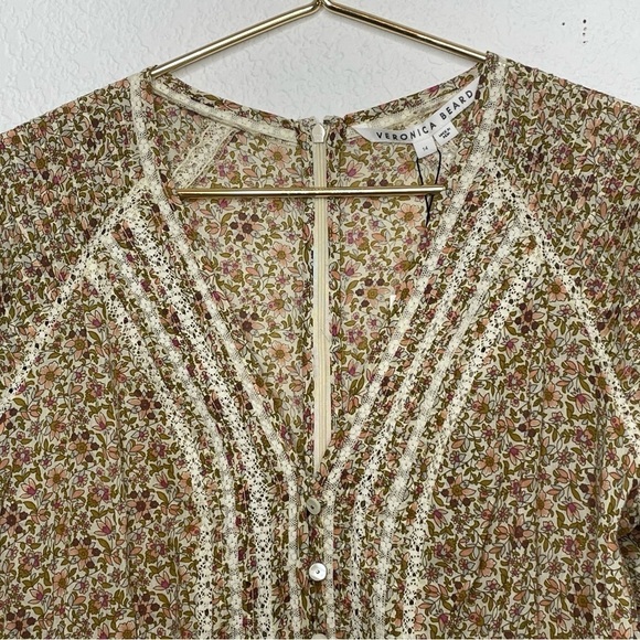 Veronica Beard dress mini lace floral NWT sz 14 “Addilyn” style# 2203CO2… - Picture 2 of 12